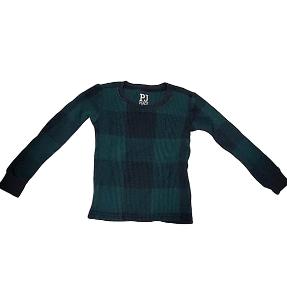 The Children's Place Green & Black Plaid Christmas Cotton Pjs size 12-18 mos - Picture 2 of 10